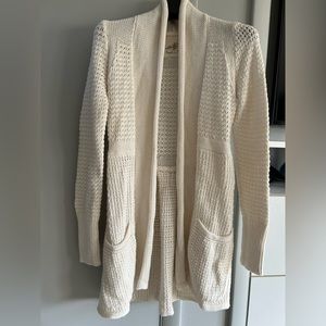 Anthropology Angel of the North, size XS, long cotton sweater
